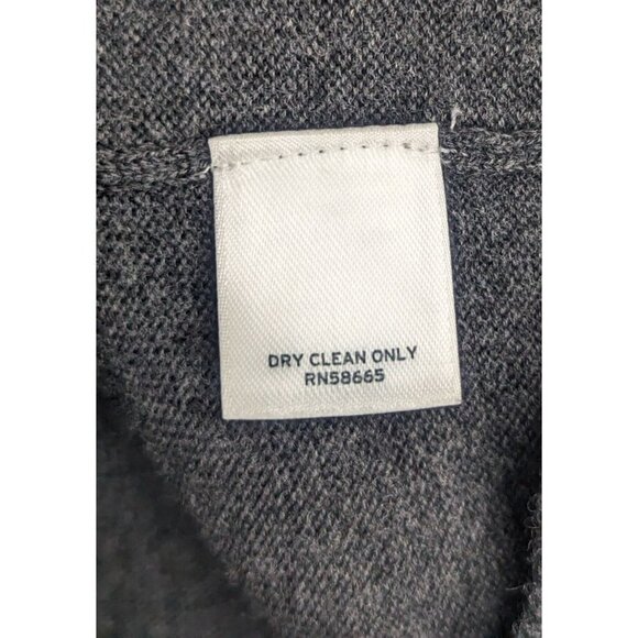 Nordstrom Men's Shop Merino Wool V-Neck Grey Sweater Vest XL - Picture 5 of 5